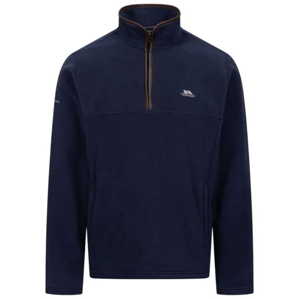 Trespass Mens Huntar Fleece Top / Navy